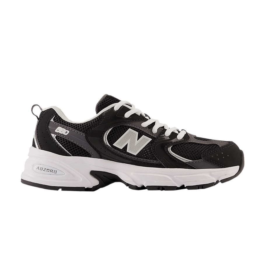 Фото № 1 с приближением к товару «‎New Balance 530 Big Kid Black Silver»