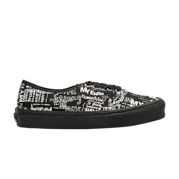 Comme des Garçons x Vans Authentic LX Graffiti - Black - 1