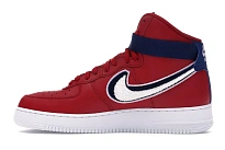 Фото № 5 с приближением к товару «‎Nike Air Force 1 High 3D Chenille Swoosh Red White Blue»