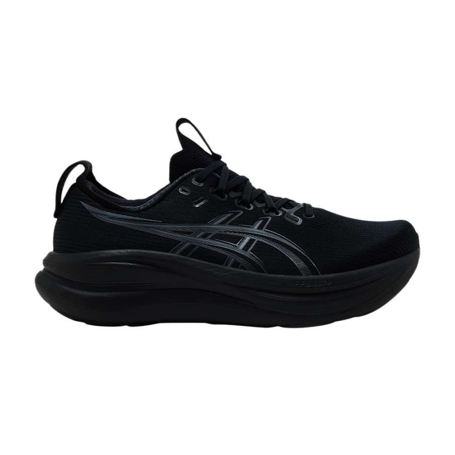 Фото № 1 с приближением к товару «‎ASICS GEL-Nimbus 28 2E Wide Black Graphite Grey»