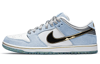 Фото № 1 с приближением к товару «‎Sean Cliver x Nike SB Dunk Low Pro QS WhiteBlueGold»