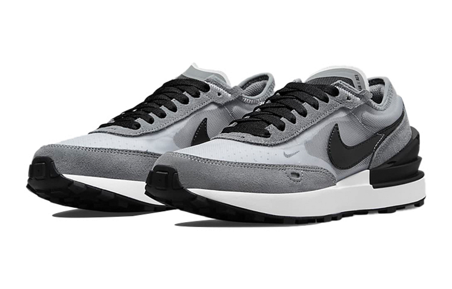 Фото № 3 с приближением к товару «‎Nike Waffle One (GS) Low-Top Running Shoes BlackGrey»