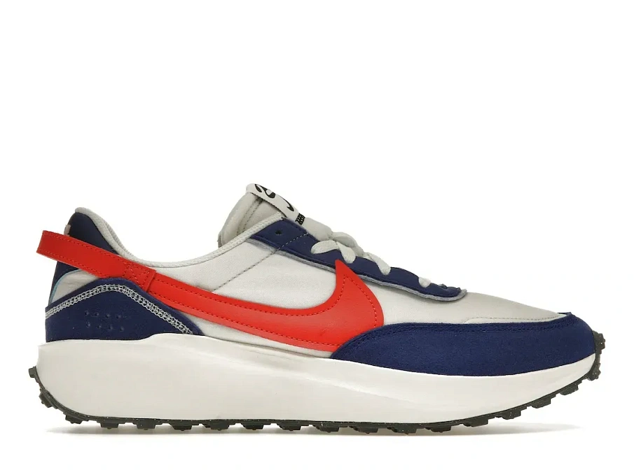 Фото № 1 с приближением к товару «‎Nike Waffle Debut Swoosh Habanero Red Old Royal»
