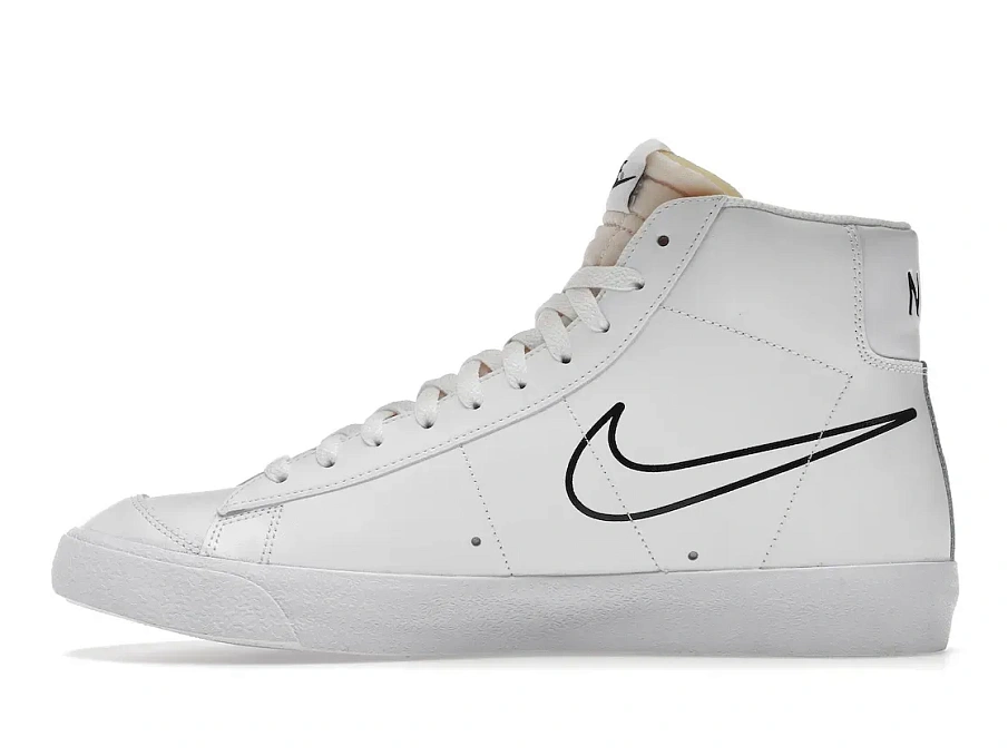 Фото № 3 с приближением к товару «‎Nike Blazer Mid 77 Multi-Swoosh White»