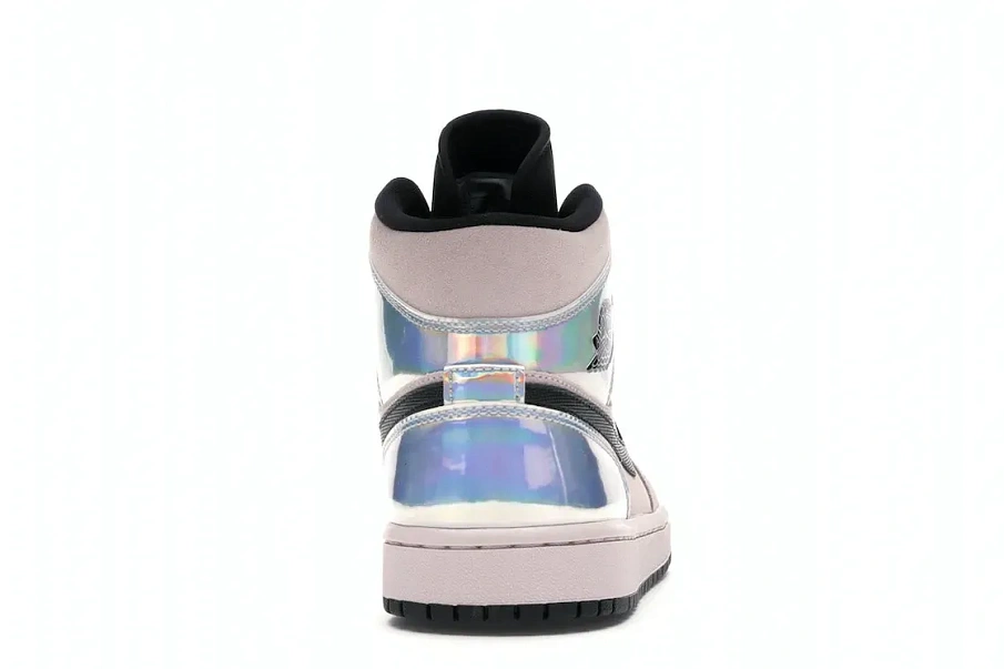 Фото № 4 с приближением к товару «‎Jordan 1 Mid Dirty Powder Iridescent »