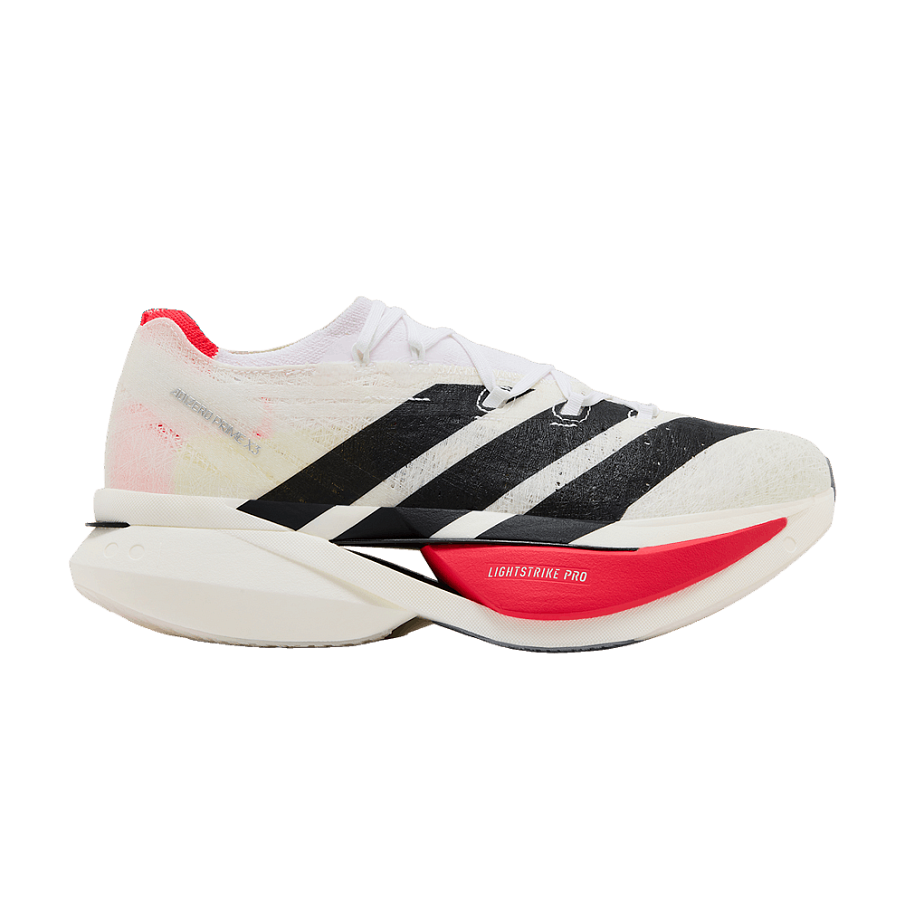 Фото № 1 с приближением к товару «‎adidas Adizero Prime X 3.0 Strung White Black Lucid Red (JR2597)»