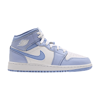 Фото № 1 с приближением к товару «‎Air Jordan 1 Mid GS Hydrogen Blue Aluminum»