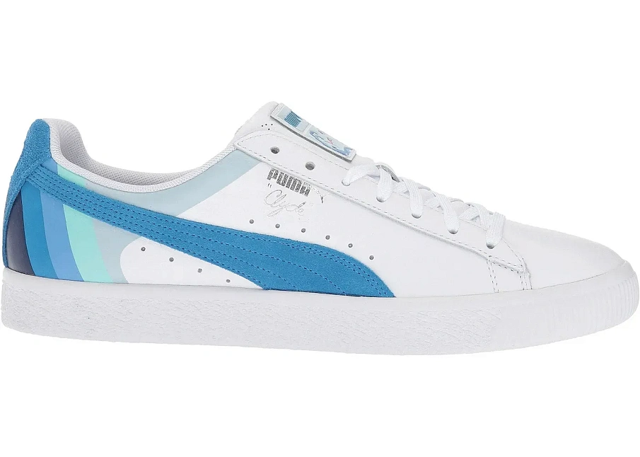 Фото № 1 с приближением к товару «‎Puma Clyde Pink Dolphin White French Blue»
