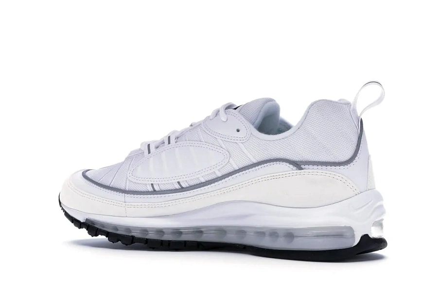 Фото № 2 с приближением к товару «‎Nike Air Max 98 White Reflect Silver »