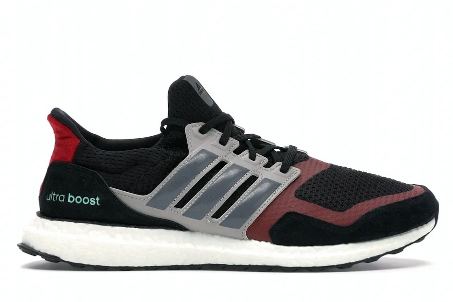 Фото № 1 с приближением к товару «‎adidas Ultra Boost S&L Black Grey Power Red»