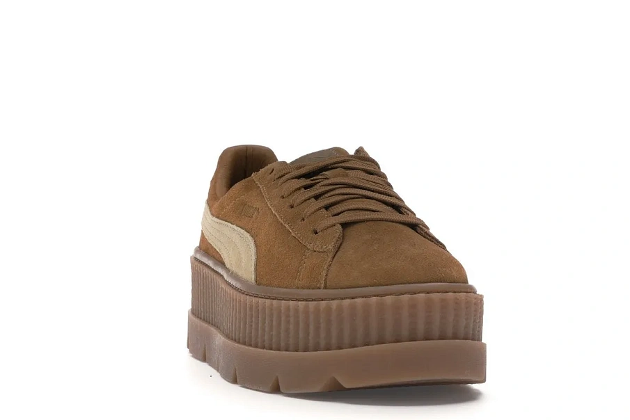 Фото № 4 с приближением к товару «‎Puma Cleated Creeper Rihanna Fenty Golden Brown »