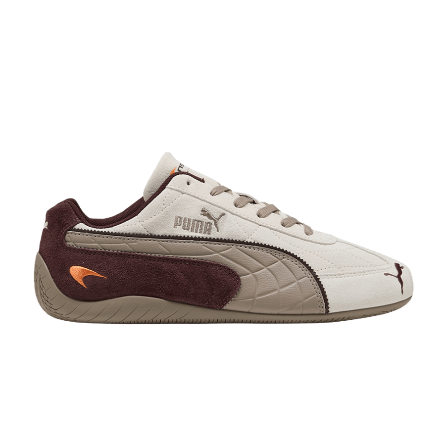 Фото № 1 с приближением к товару «‎Mclaren Racing x Puma Speedcat Alpine Snow Chocolate Fondue»