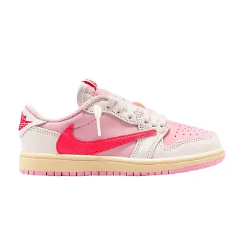 Travis Scott x Air Jordan 1 Retro Low OG PS Sail Tropical Pink - 1