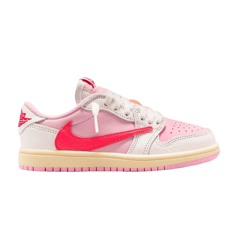 Фото № 1 с приближением к товару «‎Travis Scott x Air Jordan 1 Retro Low OG PS Sail Tropical Pink»