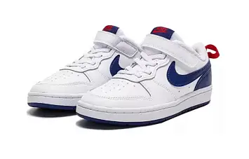 Nike Court Borough Low 2 Bp Skate Shoes White Deep Royal (BQ5451-113) - 3