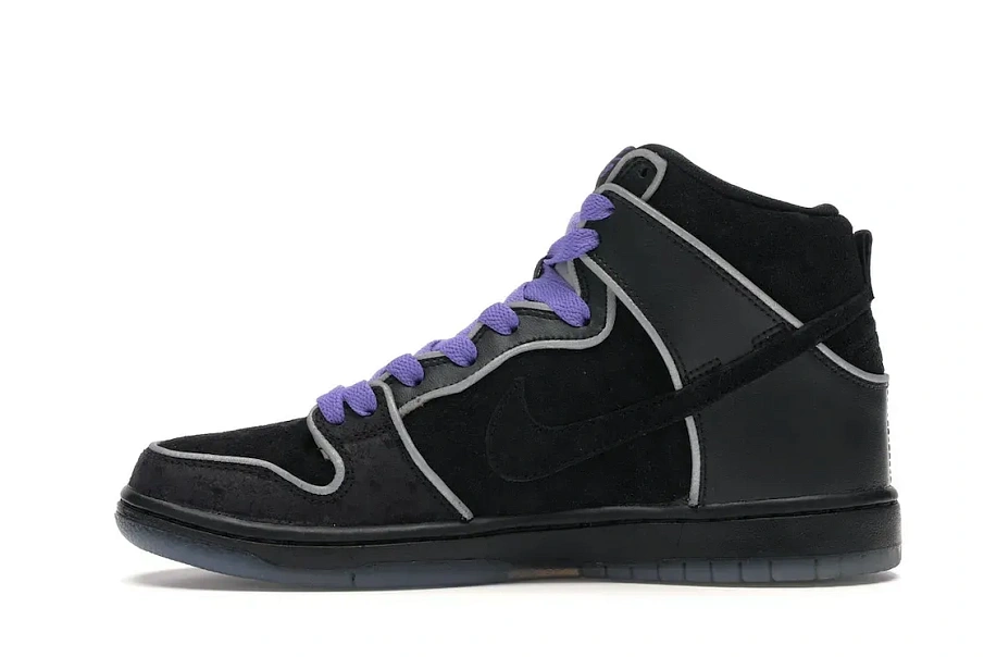 Фото № 3 с приближением к товару «‎Nike SB Dunk High Black Purple Box»