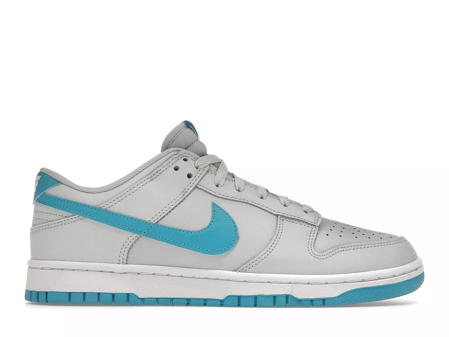 Фото № 1 с приближением к товару «‎Nike Dunk Low Retro Pure Platinum Blue Lightning»
