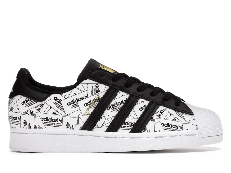 Фото № 1 с приближением к товару «‎adidas Superstar Reflective All-Over Print»