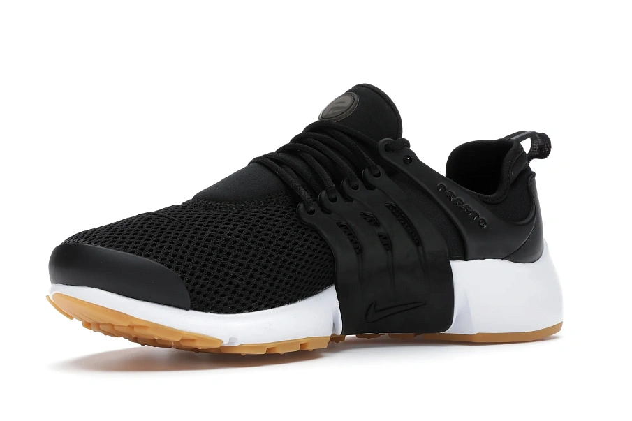 Фото № 4 с приближением к товару «‎Nike Air Presto Black/Black-White-Gum Yellow »
