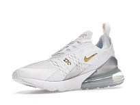 Фото № 4 с приближением к товару «‎Nike Air Max 270 White Metallic Gold »