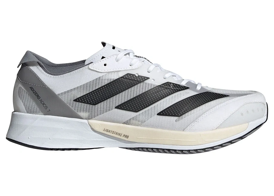 Фото № 1 с приближением к товару «‎adidas Adizzero Adios 7 Cloud White Black Grey»