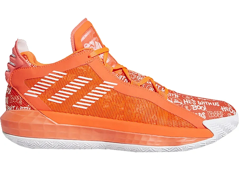 Фото № 1 с приближением к товару «‎adidas Dame 6 Solar Red White»
