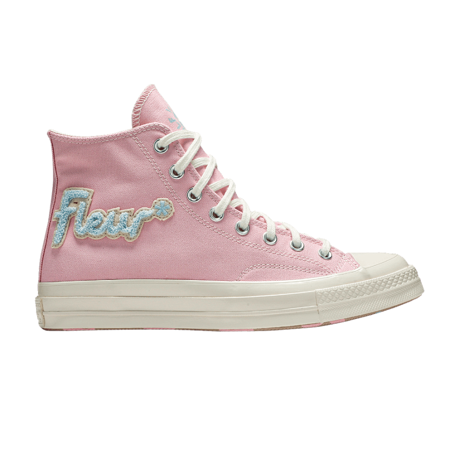 Фото № 1 с приближением к товару «‎Golf Le Fleur x Converse Chuck 70 Chenille Almond Blossom»