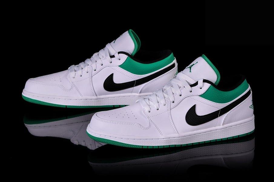 Фото № 3 с приближением к товару «‎Air Jordan 1 Low WhiteGreen»