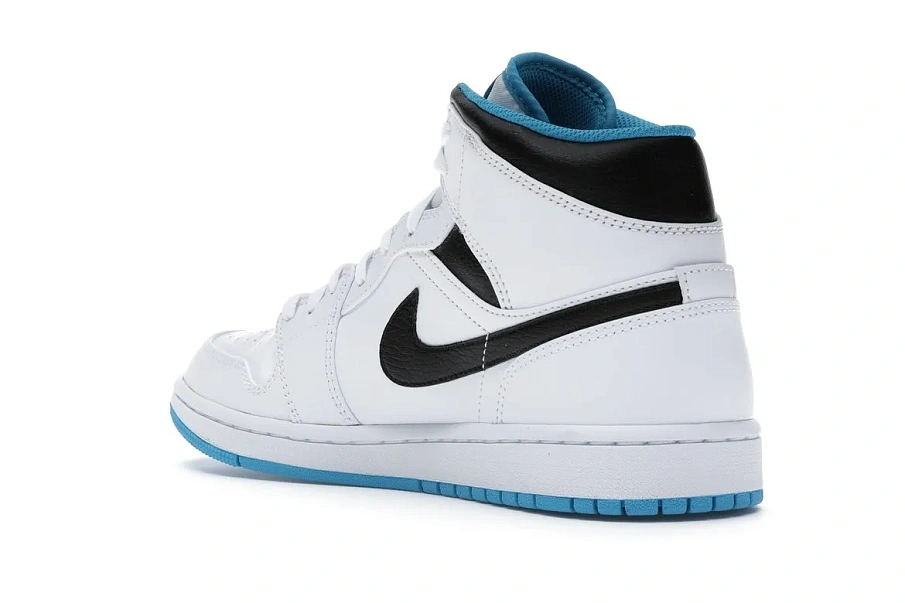 Фото № 6 с приближением к товару «‎Jordan 1 Mid Laser Blue»