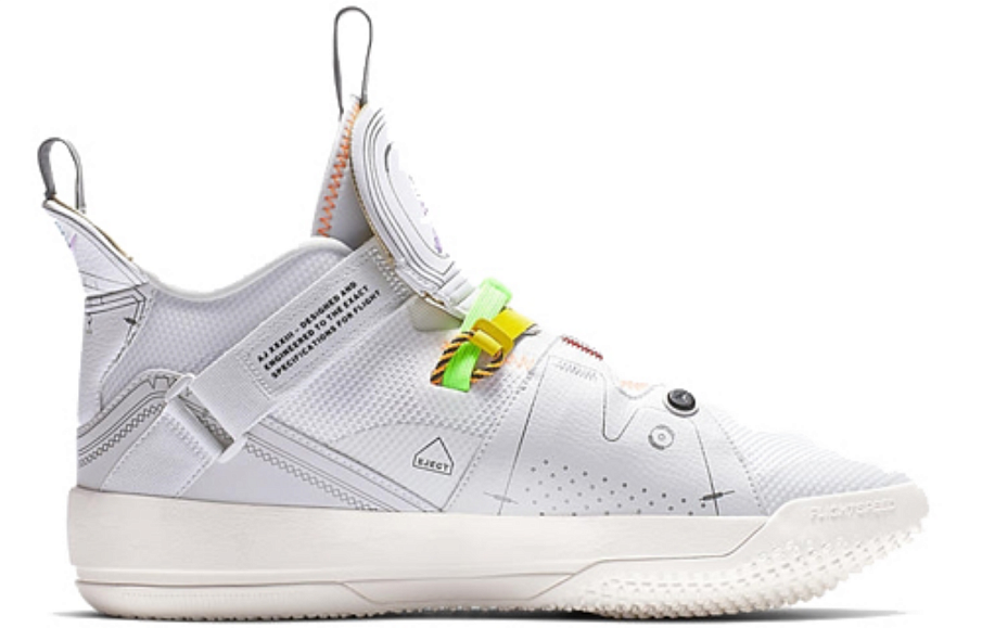 Фото № 2 с приближением к товару «‎Nike Air Jordan 33 Vast Grey Basketball shoes greywhite»