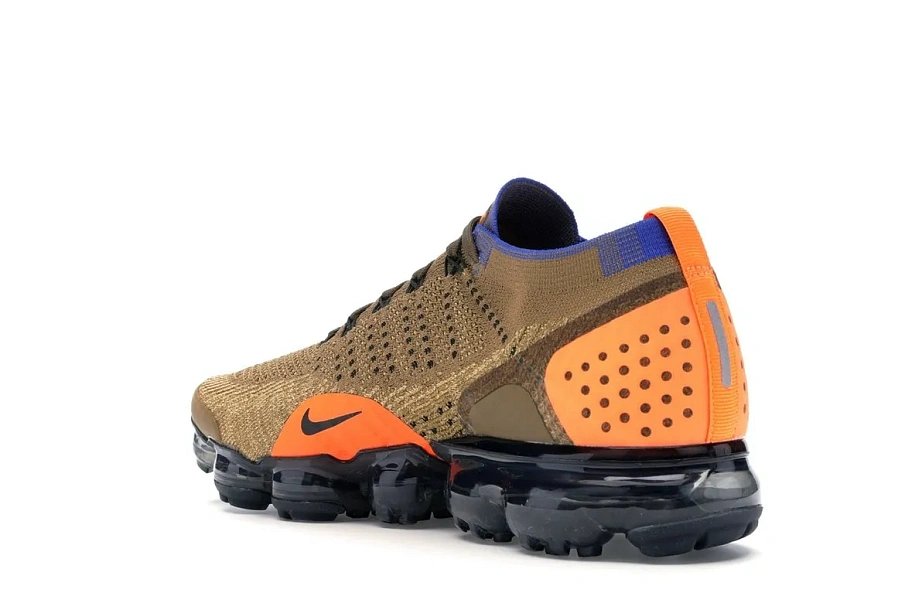 Фото № 6 с приближением к товару «‎Nike Air VaporMax Flyknit 2 Golden Beige Racer Blue»