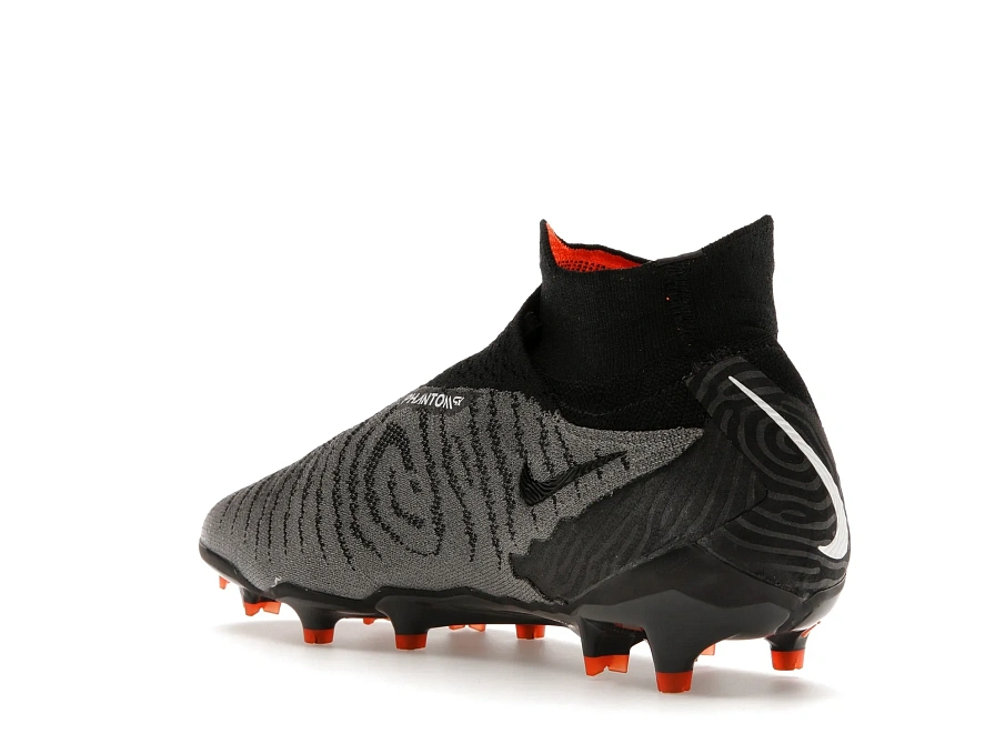 Фото № 6 с приближением к товару «‎Nike Gripknit Phantom GX Elite Dynamic Fit FG Black Dark Smoke Grey Total Orange»