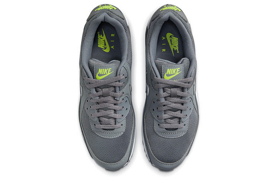 Фото № 3 с приближением к товару «‎Nike Air Max 90 'Grey Neon' GreyGreen»