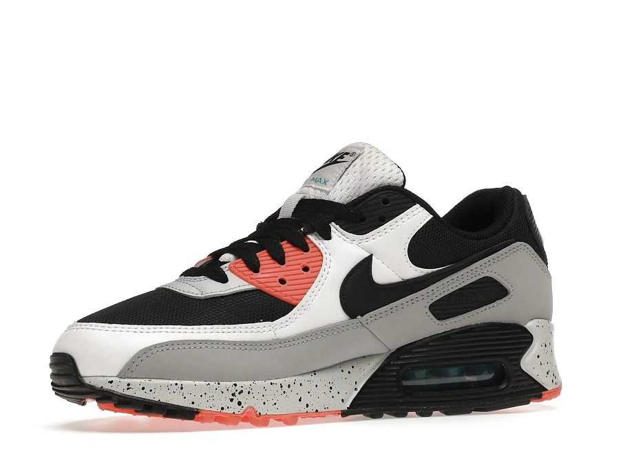 Фото № 3 с приближением к товару «‎Nike Air Max 90 White Orange Black»