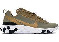Фото № 1 с приближением к товару «‎Nike React Element 55 Metallic Gold»