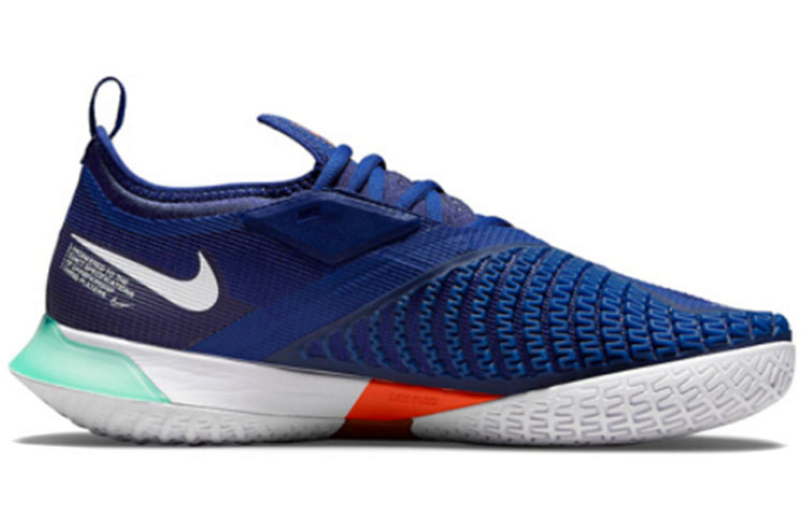 Фото № 2 с приближением к товару «‎Nike Court React Vapor NXT Low-Top Tennis Shoes BlueWhite»