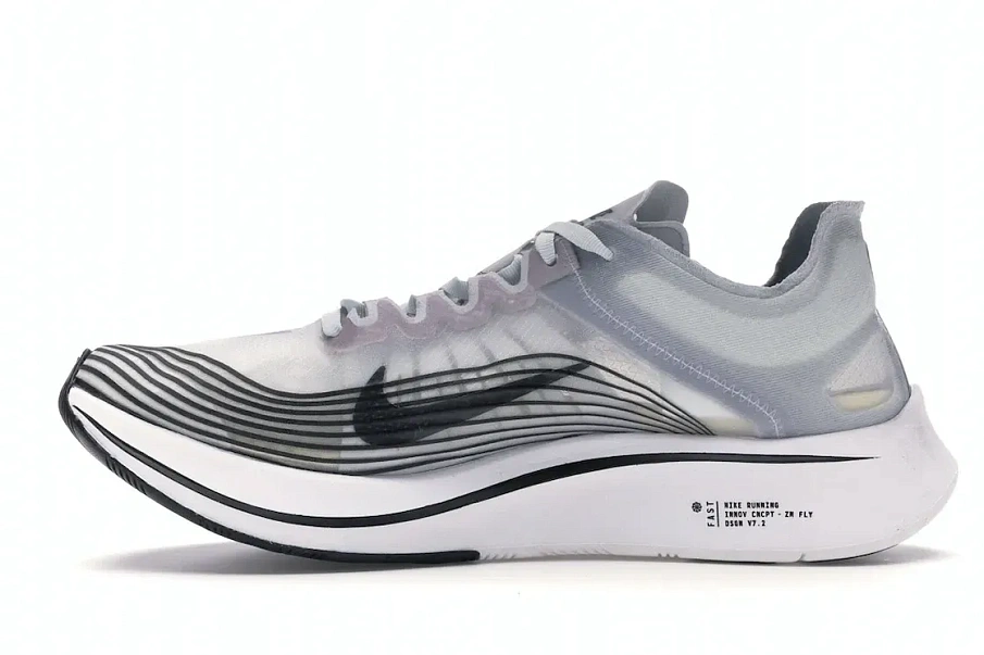 Фото № 3 с приближением к товару «‎Nike Zoom Fly Pure Platinum Floral »