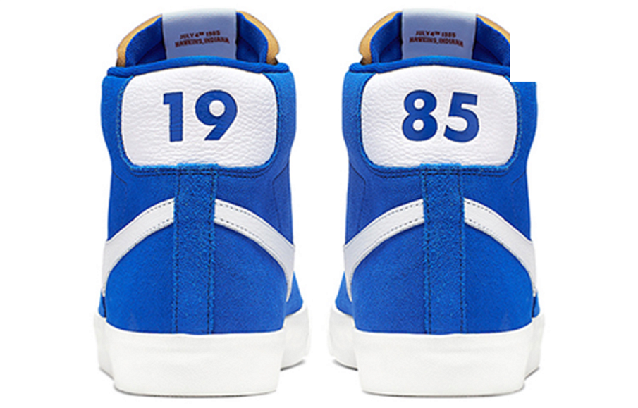 Фото № 4 с приближением к товару «‎ Nike Blazer mid Skate shoes BlueWhite»