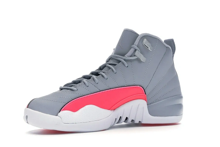 Фото № 4 с приближением к товару «‎Jordan 12 Retro Wolf Grey Racer Pink »