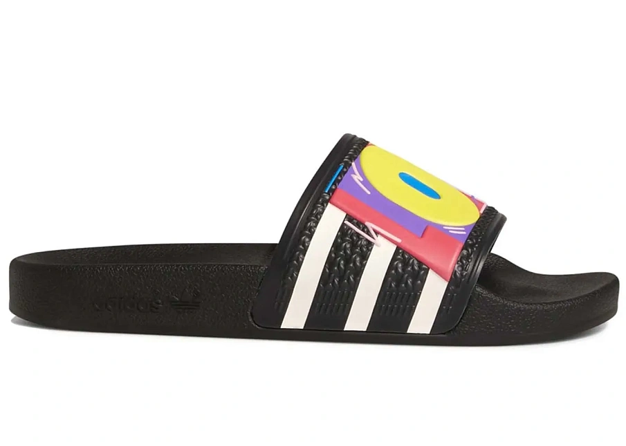 Фото № 1 с приближением к товару «‎adidas Adilette Slide Kris Andrew Small Pride Collection»