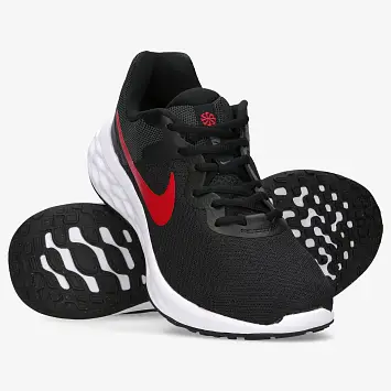 Nike Revolution 6 Next Nature Low-Top Running Shoes BlackRed - 3