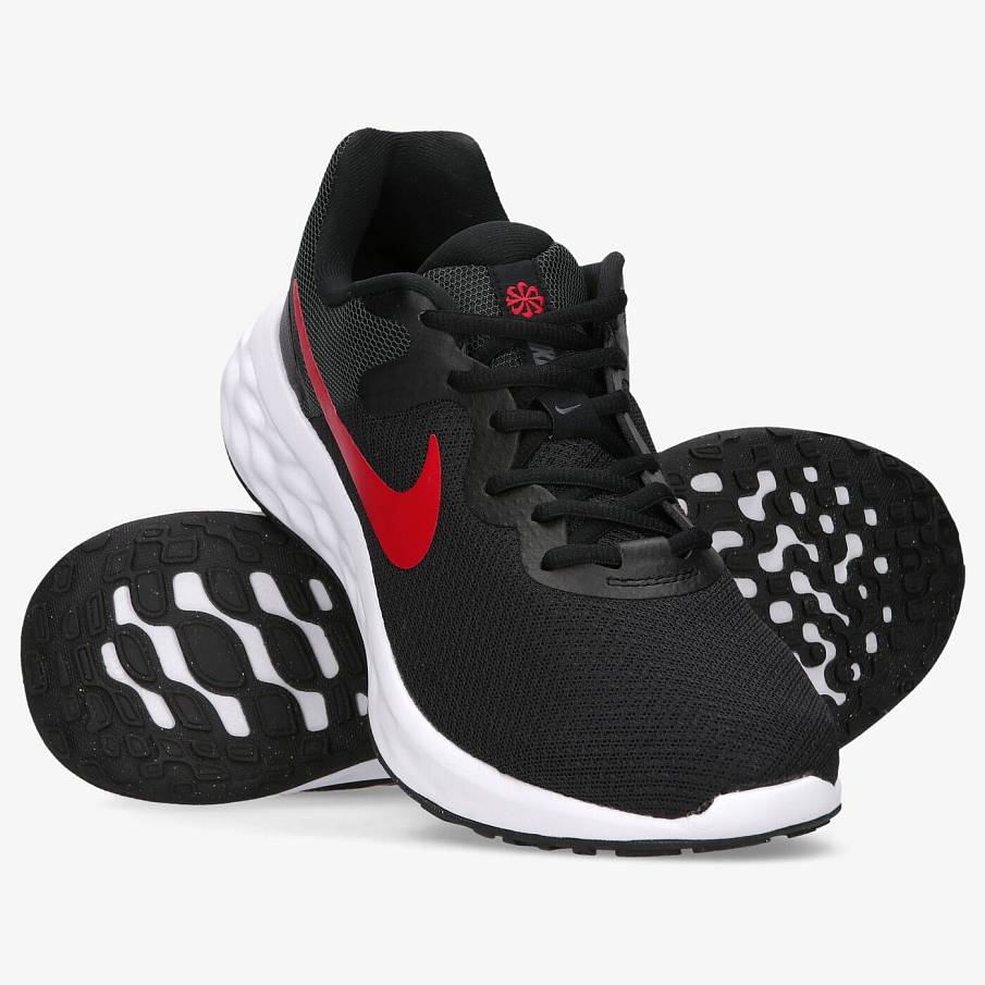 Фото № 3 с приближением к товару «‎Nike Revolution 6 Next Nature Low-Top Running Shoes BlackRed»