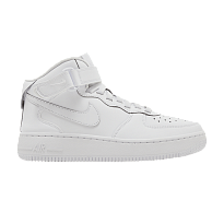 Фото № 1 с приближением к товару «‎Nike Air Force 1 Mid EasyOn SE GS Triple White»
