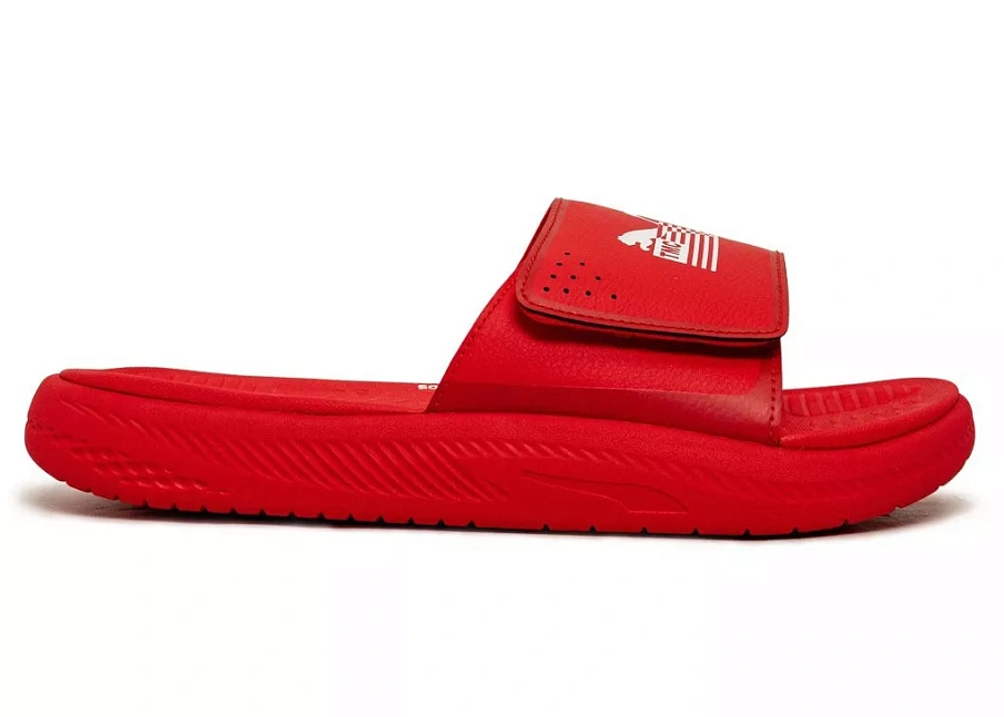 Фото № 1 с приближением к товару «‎Puma Softride Slide Nipsey Hussle TMC High Risk Red»