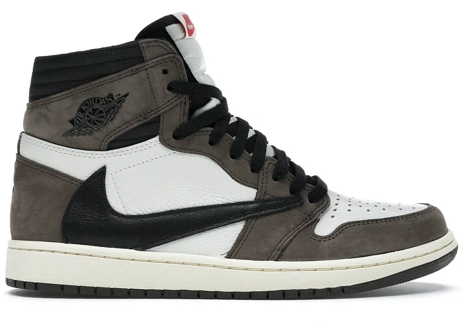 Фото № 1 с приближением к товару «‎Jordan 1 Retro High OG SP Travis Scott Mocha (Sample)»