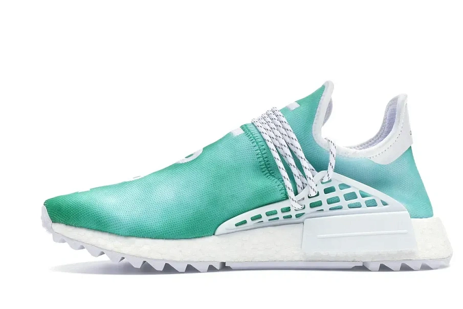 Фото № 3 с приближением к товару «‎adidas Pharrell NMD HU China Pack Youth (Green)»