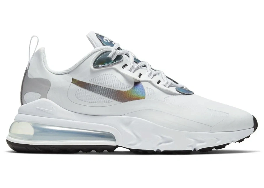 Фото № 1 с приближением к товару «‎Nike Air Max 270 React White Iridescent»