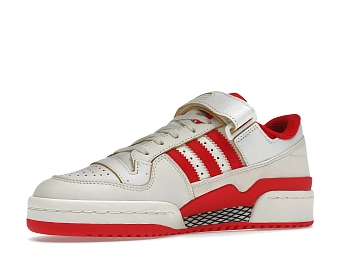 adidas Forum 84 Low Off White Vivid Red Footwear White  - 2