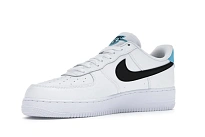 Фото № 2 с приближением к товару «‎Nike Air Force 1 Low Worldwide White Blue Fury Black»