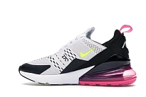 Фото № 6 с приближением к товару «‎Nike Air Max 270 White Black Laser Fuchsia Volt »